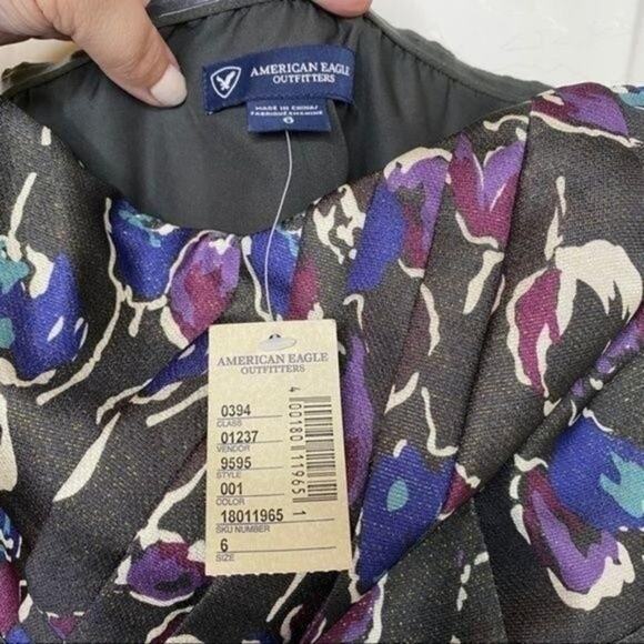 American Eagle NWT Floral Strapless Dress 6 - Picture 3 of 7
